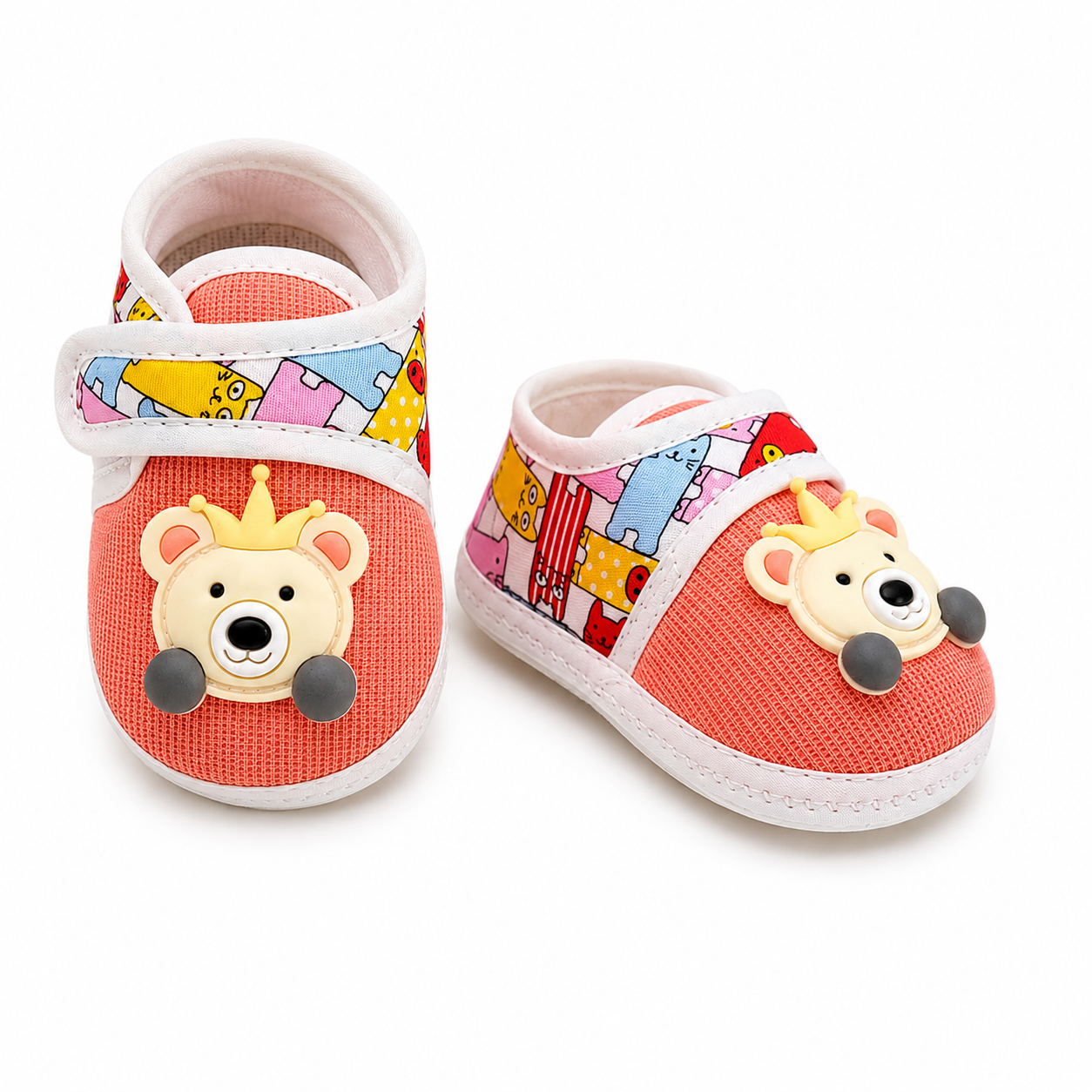 King Bear Baby Booties