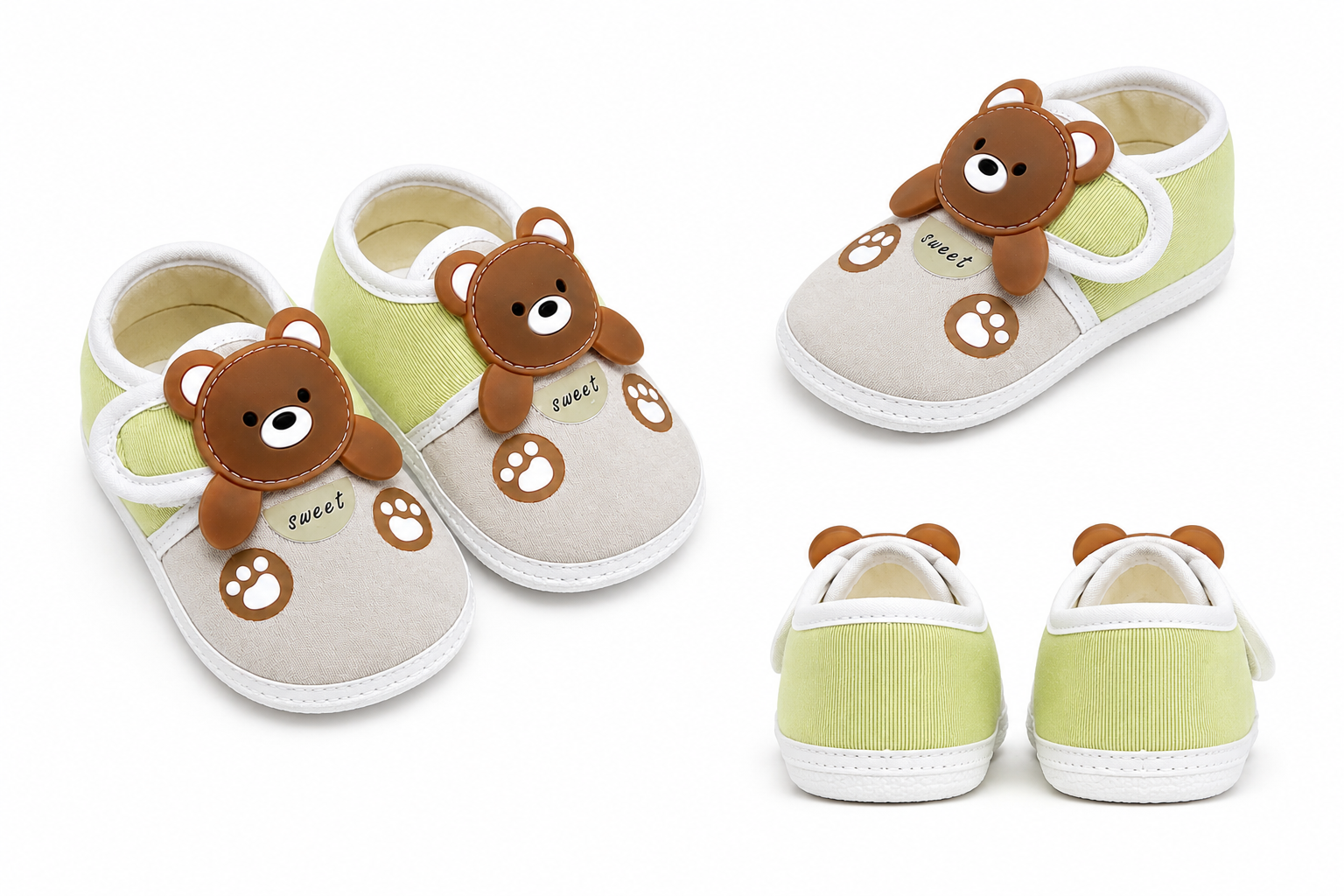 Little Teddy Baby Booties