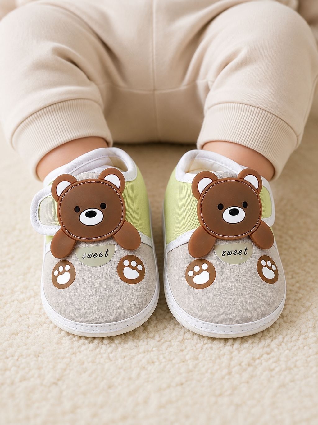 Little Teddy Baby Booties