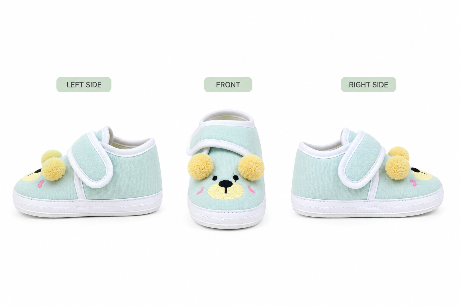 POM POM DOG BABY BOOTIES
