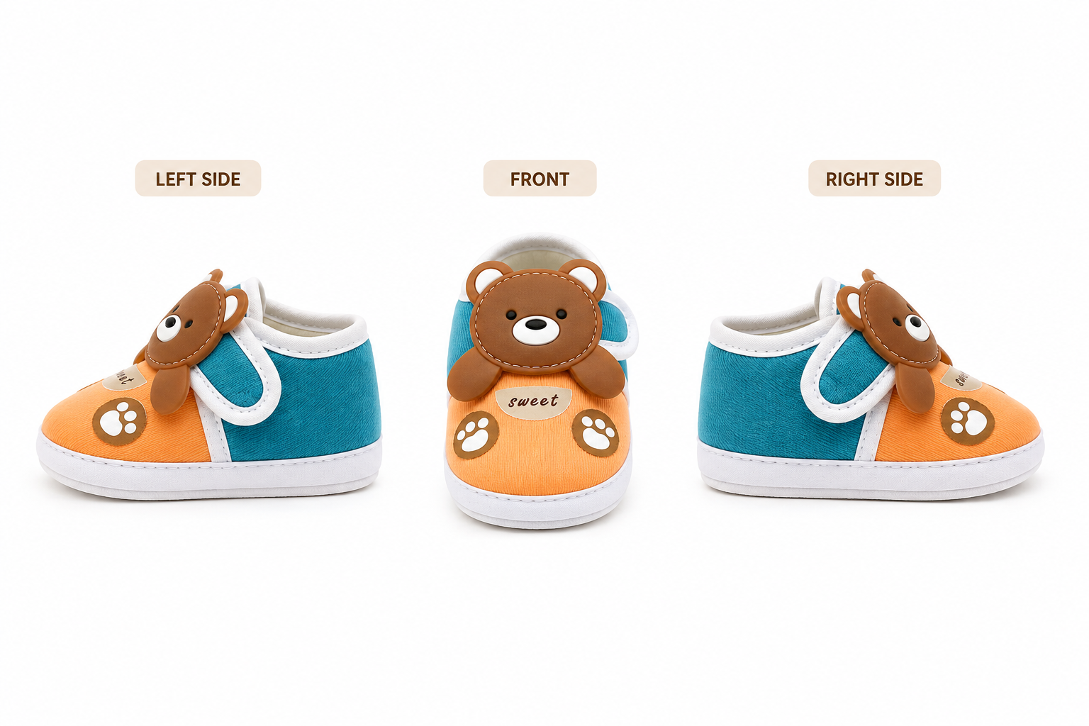 Little Teddy Baby Booties