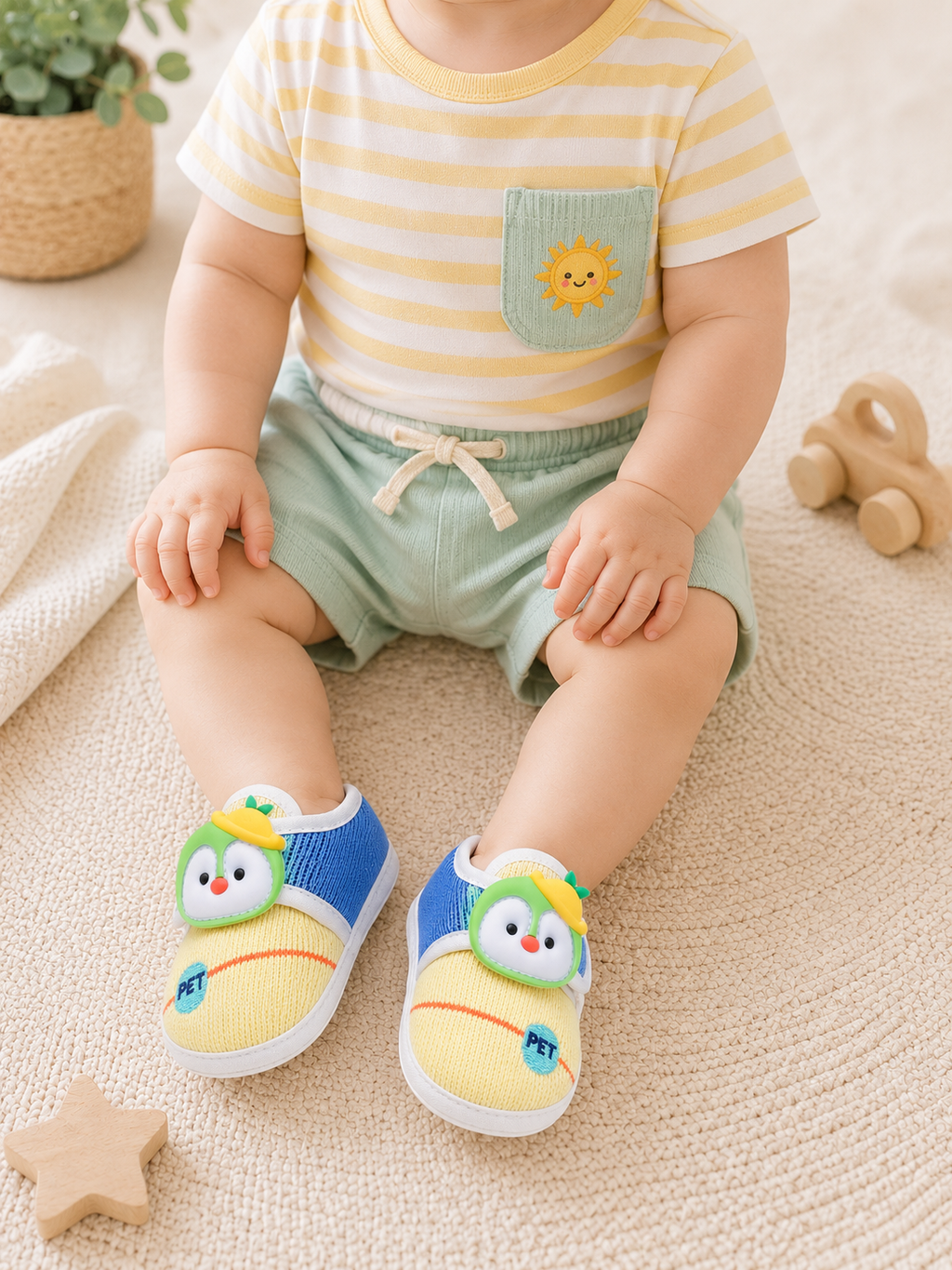 Little Pingu Baby Booties